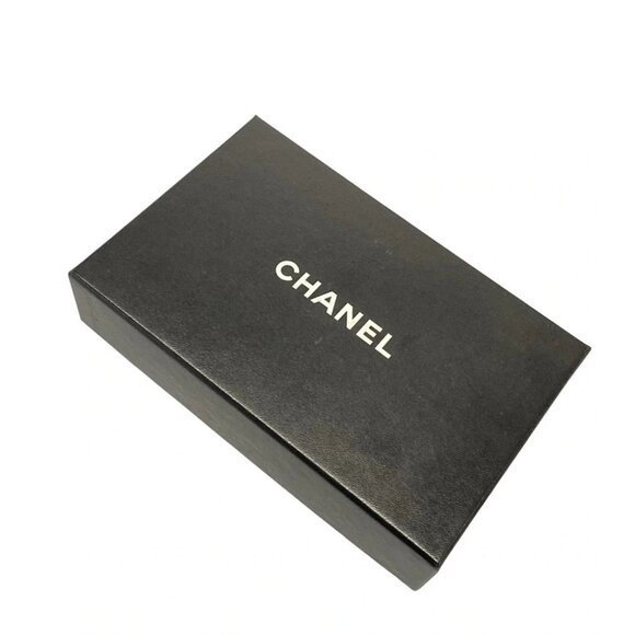 CHANEL - Gray Leather Long Wallet - Picture 13 of 13
